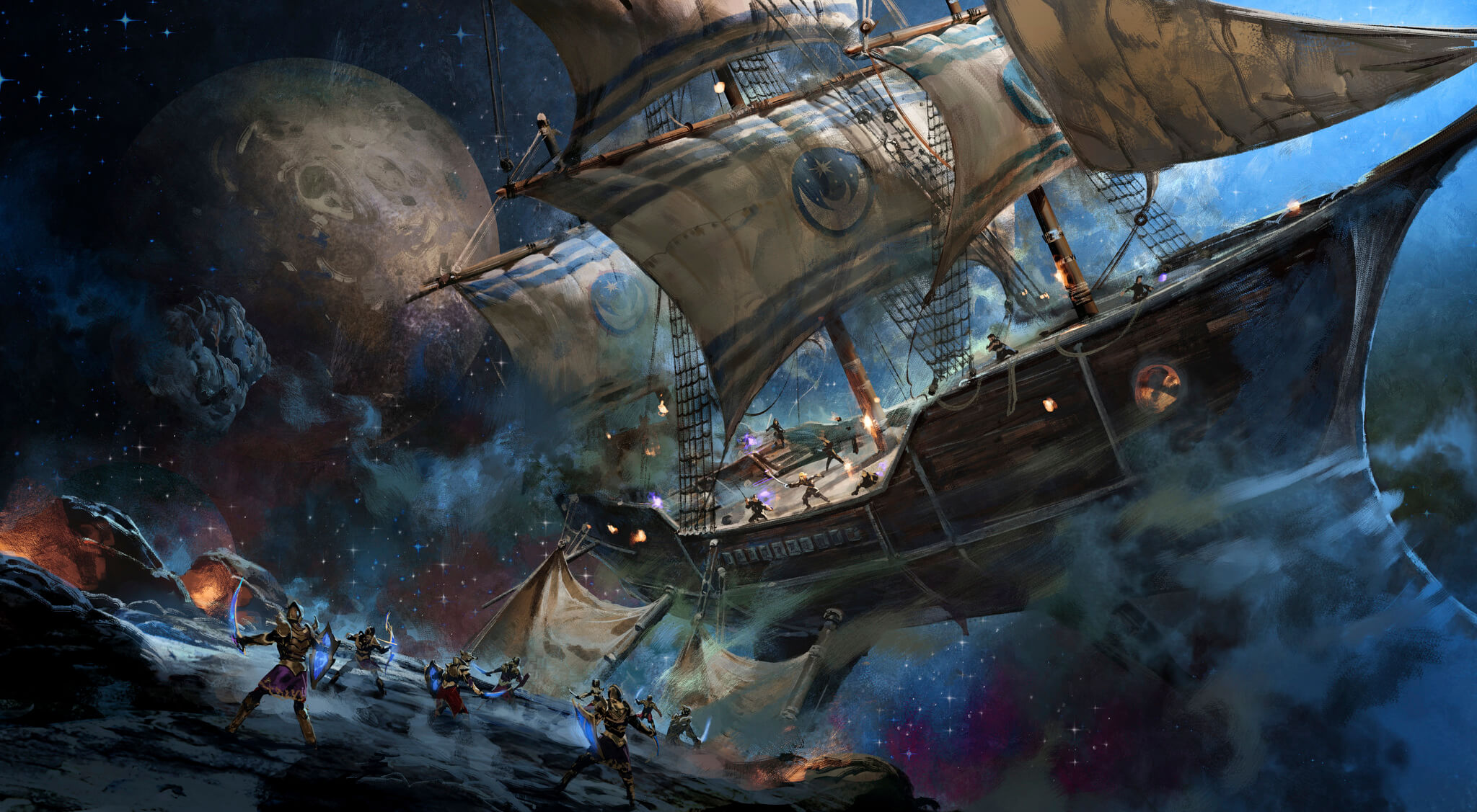 Spell Jammer awesome ship